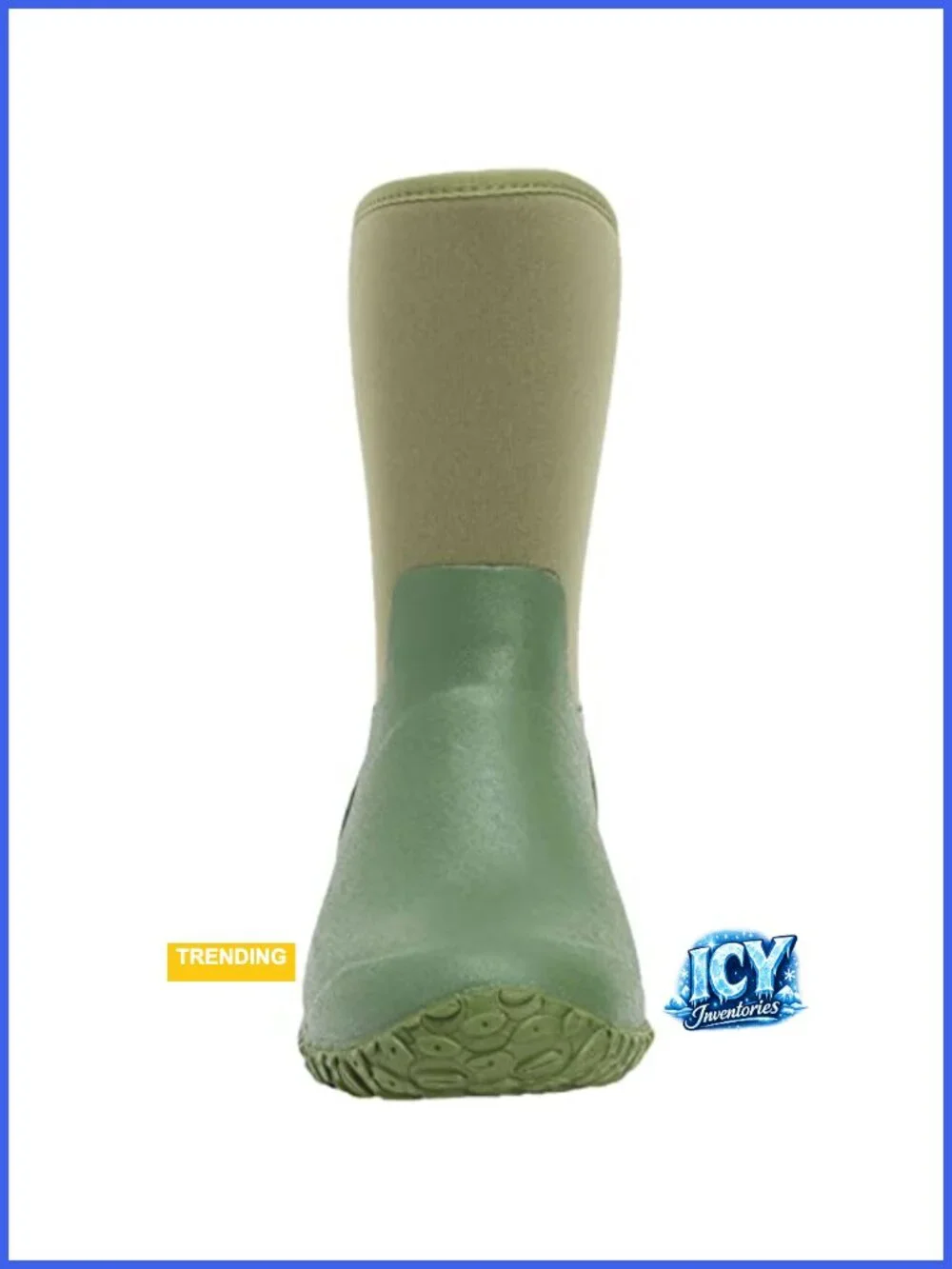 Removable Insole Fleece Lined Neoprene Mid-Calf Snow Boots
